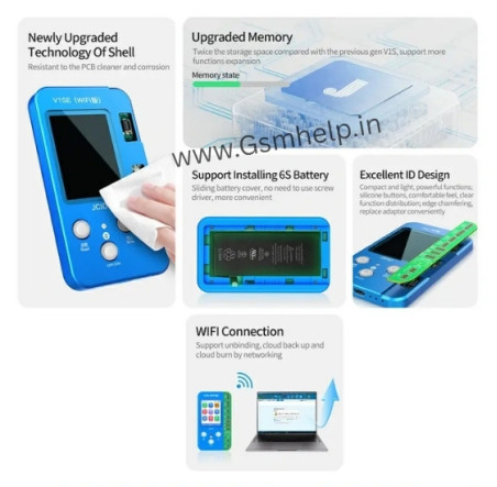 JCID V1SE WiFi Programmer Only With 1 Truetone Stripe JCID V1SE WiFi Programmer Only With 1 Truetone Stripe