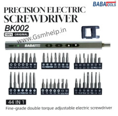 BABA BK002 44 in 1 Fine Grade Double Torque Adjustable Electric Screwdriver With LED Light