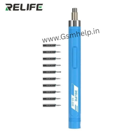 Relife SD-22E Precision Wireless Electric Screwdriver with 10 Screwdriver Bits