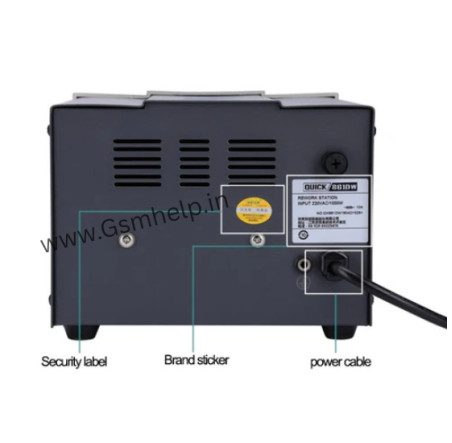 Quick 861DW+ Lead Free Hot Air SMD Rework Station With Heat Changing Channels