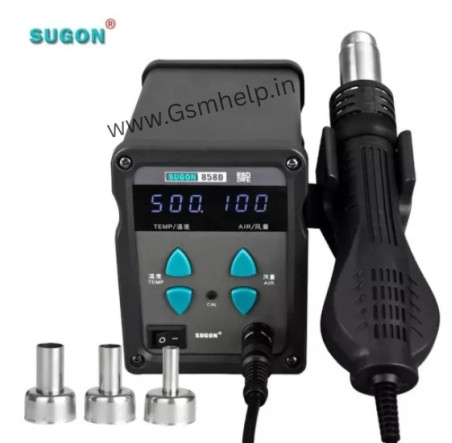 Sugon 858D SMD Rework Station Brushless Lead Free Hot Air Blower