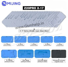 Mijing Z20 PRO iPhone X to 17 Pro Max Motherboard Middle Layer Stencil Kit