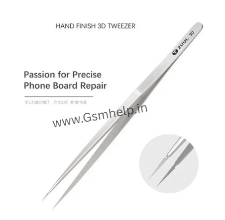 2UUL TW01 Hand Finish 3D Ultra Thin Pointed Precise Tweezer For Mobile Phone Repair
