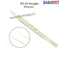 BabaTools BT-42 Precision Straight Tweezer High Hardness Tweezer