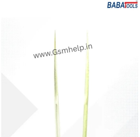 BabaTools BT-42 Precision Straight Tweezer High Hardness Tweezer