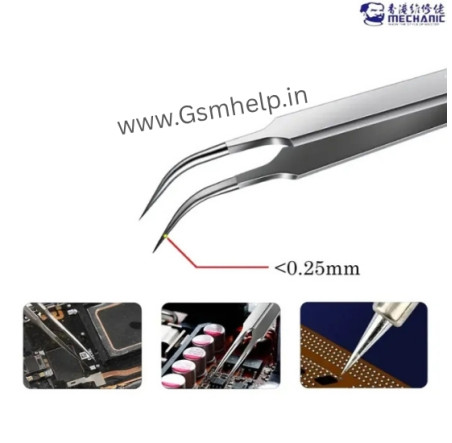 Mechanic Aaa-15 Tweezer Stainless Steel Ultra Fine High Hardness Tweezer