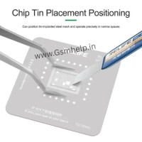 Relife ST-20 Stainless Steel Tweezer Precision Chip Placement Tin Positioning